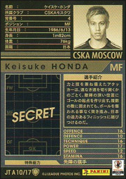 ケイスケ・ホンダ | WCCF カードデータ詳細